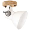 vidaXL industrielle v&aelig;g-/loftlamper 2 stk. 20x25 cm E27 hvid