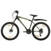 vidaXL mountainbike 21 gear 26 tommer hjul 46 cm sort
