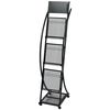 vidaXL magasinhylde 40 x 32 x 131 cm sort A4