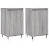 vidaXL sk&aelig;nke 2 stk. 40x35x70 cm konstrueret tr&aelig; gr&aring; sonoma-eg