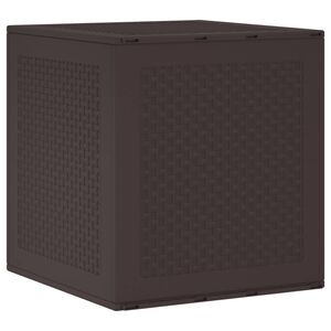 vidaXL Opbevaringskasse Brun 55 x 53 x 57 cm Polypropylen