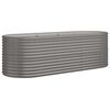 vidaXL plantekasse 224x80x68 cm galvaniseret st&aring;l gr&aring;