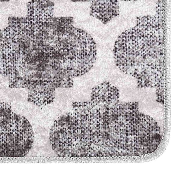 vidaXL gulvtæppe 80x300 cm skridsikkert og vaskbart flerfarvet