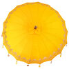 vidaXL Balinesisk Parasol Gul 215 x 215 x 260 cm