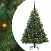 vidaXL Kunstigt juletr&aelig; med 150 LED'er Gr&oslash;n 120 cm PE og PVC
