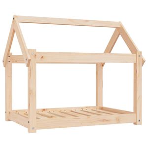 vidaXL hundeseng 81x60x70 cm massivt fyrretr&aelig;