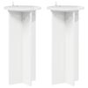 vidaXL Planteholder 2 pcs Hvid h&oslash;jglans 29,5 x 29,5 x 60 cm