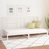 vidaXL daybed uden madras 90x200 cm massivt fyrretræ hvid