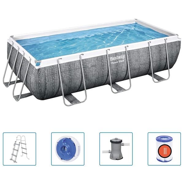 Bestway Power Steel swimmingpoolsæt 404x201x100 cm