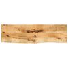 vidaXL bordplade 100x20x3,8 cm naturlig kant massivt ru mangotr&aelig;