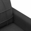 vidaXL 3-personers sofa 180 cm stof sort
