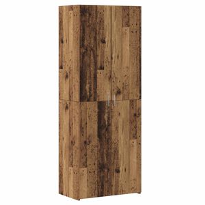 vidaXL Highboard Gammelt tr&aelig; 70 x 42,5 x 185 cm