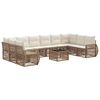 vidaXL Havesofa S&aelig;t 11 stk. Beige og cremehvid polyrattan