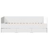 vidaXL daybed med skuffer uden madras 100x200 cm hvid