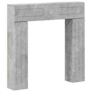 vidaXL Pejseramme Betongr&aring; 102 x 18 x 100,5 cm Konstrueret tr&aelig;
