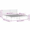 vidaXL Sengestel med hovedg&aelig;rde Brun 200 x 200 cm Massiv fyrretr&aelig;