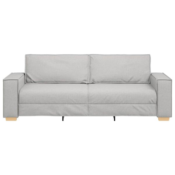 vidaXL 3-personers sofa skygr&aring; 180 cm stof