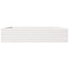 vidaXL plantekasse 110x110x23 cm massivt fyrretræ hvid