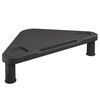 vidaXL sk&aelig;rmstander til hj&oslash;rne 49x28x10,5 cm sort
