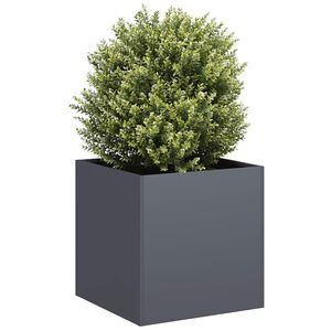 vidaXL plantekasse 40x40x40 cm koldvalset st&aring;l antracitgr&aring;