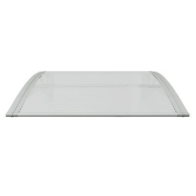 vidaXL dørbaldakin 80x75 cm polycarbonat grå og transparent
