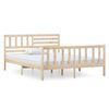 vidaXL sengeramme 120x190 cm Small Double massivt tr&aelig;