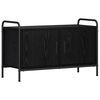 vidaXL TV-skab 79,5 x 33 x 50 cm Sort eg Konstrueret tr&aelig;