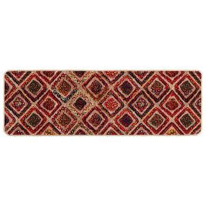 vidaXL T&aelig;ppe Runner MARSA Flerfarvet 50 x 100 cm Polyester og PVC