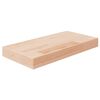 vidaXL hyldeplade 40x20x4 cm ubehandlet massivt egetr&aelig;