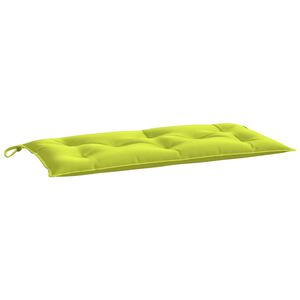vidaXL hynde til haveb&aelig;nk 110x50x7 cm oxfordstof lysegr&oslash;n