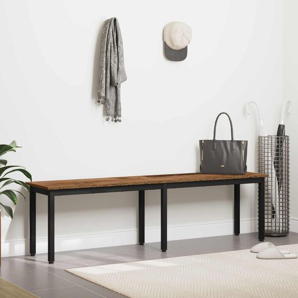 vidaXL b&aelig;nk Gammelt tr&aelig; 160 x 35 x 45 cm Konstrueret tr&aelig;