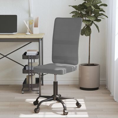 vidaXL kontorstol med justerbar højde meshstof grå