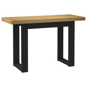 vidaXL skrivebord NOAIN U-formede ben 120x50x75cm massivt tr&aelig; fyrretr&aelig;