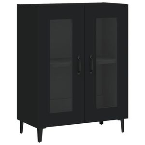 vidaXL sk&aelig;nk 69,5x34x90 cm konstrueret tr&aelig; sort