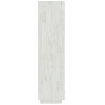 vidaXL bogreol/rumdeler 60x35x135 cm massivt fyrretræ hvid