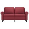 vidaXL 2-personers sofa 120 cm kunstl&aelig;der vinr&oslash;d