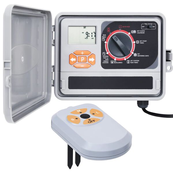 vidaXL kontrolenhed til vandingssystem med fugtsensor