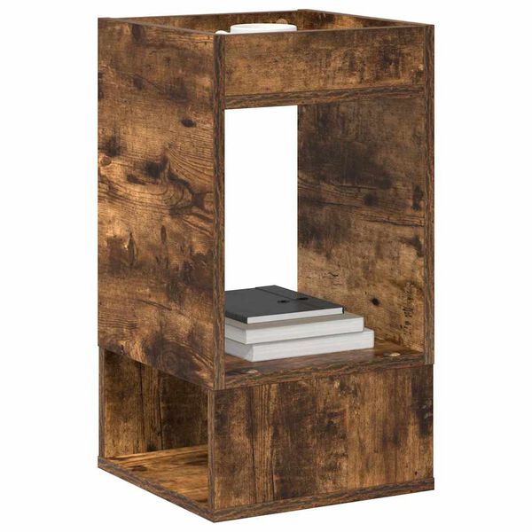 vidaXL Endebord R&oslash;get eg 30 x 30 x 56 cm Konstrueret tr&aelig;