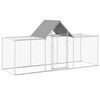 vidaXL h&oslash;nseg&aring;rd 3x1x1,5 m galvaniseret st&aring;l