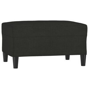 vidaXL fodskammel 70x55x41 cm stof sort