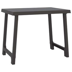 vidaXL campingbord 79x56x64 cm PP tr&aelig;look antracitgr&aring;