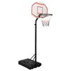 vidaXL basketballstativ 237-307 cm polyethylen hvid