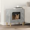 vidaXL Kat Hus Beton 51 x 30 x 52 cm Konstrueret tr&aelig;