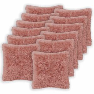 vidaXL Pudebetr&aelig;k 12 stk. HEERLEN Lyser&oslash;d 40 x 40 cm PV Fleece