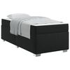 vidaXL Sengestel Sort 90 x 190 cm Stof