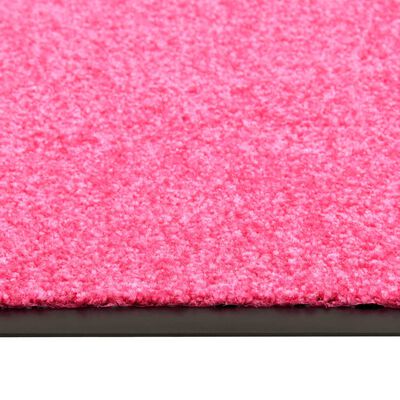 vidaXL vaskbar dørmåtte 40x60 cm pink