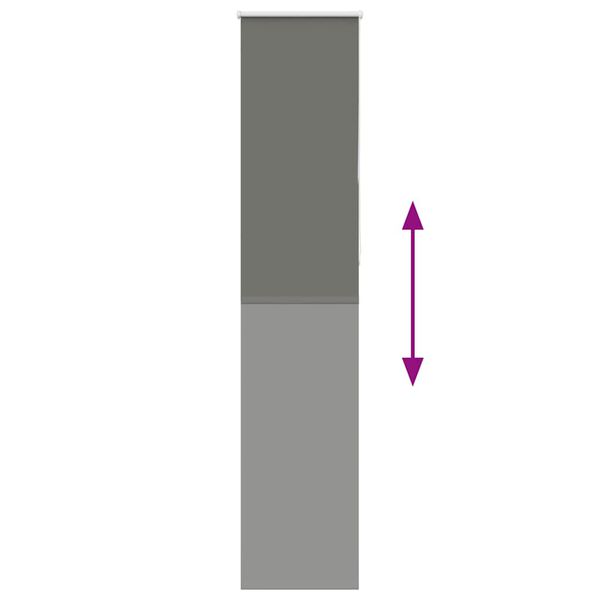 vidaXL rullegardin m&oslash;rkl&aelig;gning 50x230 cm stofbredde 45,7 cm polyester