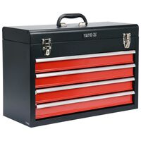 YATO værktøjskasse med 4 skuffer 52x21,8x36 cm