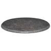 vidaXL bordplade &Oslash;60x2,5 cm marmor sort