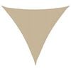 vidaXL solsejl 2x2x2 m 100 % polyesterstof beige